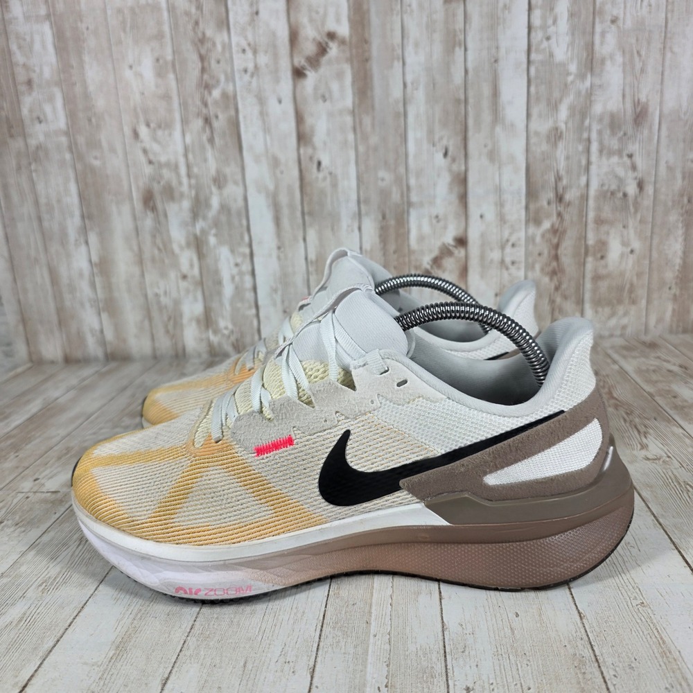 Nike Zoom Fly 5 Women's Running Shoes‎ White Peach Black DJ7884 110 Sz 10.5 - Picture 2 of 8